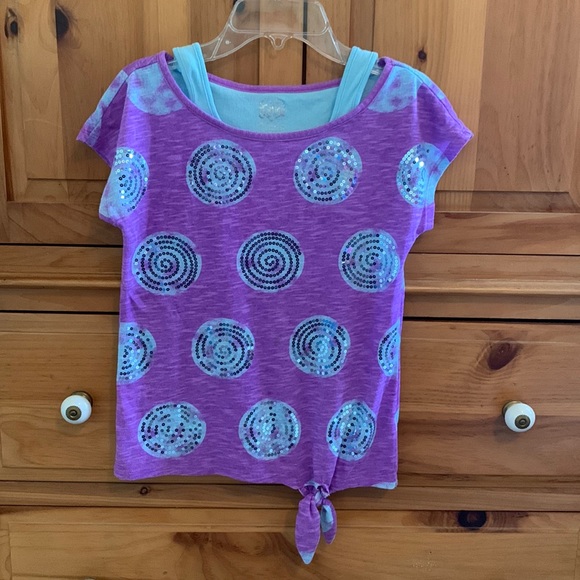Justice Other - Justice Sequined Top • Girls Size 10